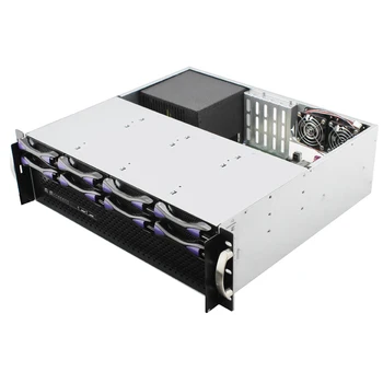 Ed308h40 3U с высокой поддержкой, 8 отсеков, короткое шасси домашнего NAS-сервера с горячей заменой, глубина 40 см, шасси сервера