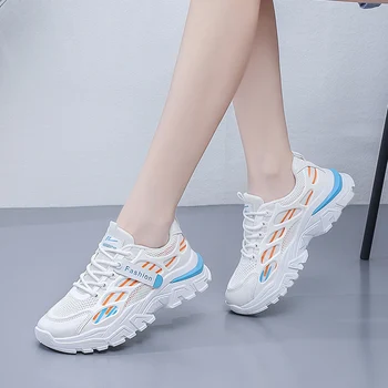 Zapatos Tenis De Mujer 2023 Женские теннисные туфли для активного отдыха, кроссовки из дышащей сетчатой ткани для фитнеса, женская спортивная обувь, обувь