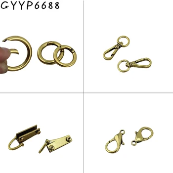 Специальные золотые металлические пряжки с уплотнительным кольцом для сумок 