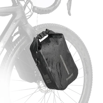 Rhinowalk 4L Сумка для передней вилки MTB велосипеда, водонепроницаемая Велосипедная сумка, Передняя сумка для велосипеда, Сумки для хранения Электрического скутера, аксессуары для велоспорта