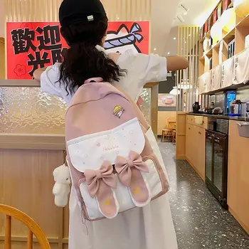 Женский рюкзак Kawaii в японском стиле, школьные сумки JK для женщин, девочек-подростков, рюкзаки с вышивкой 