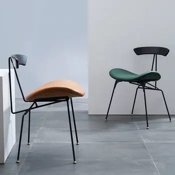 Муравьиный стул в скандинавском индустриальном стиле, домашний свет, роскошное кованое железо, современный минималистичный обеденный стул, дизайнерский стул в стиле ретро лофт.