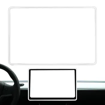 Для Tesla Model 3 Y Силиконовая накладка на экран, Защитная крышка, Центральная консоль, Навигационный экран, Защитный чехол, автомобильные Аксессуары