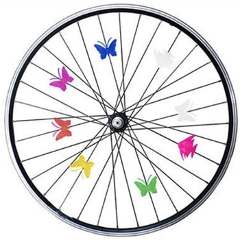 36шт Декор Спиц велосипедного колеса Пластиковые Бусины Многоцветное Украшение Велосипеда Красочные Аксессуары для велоспорта