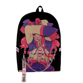 Рюкзак VTuber Pipkin Pippa Аниме на молнии 2023 Повседневный школьный рюкзак Harajuku Уникальная дорожная сумка