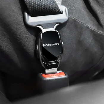 Новый удлинитель для крепления ремня безопасности автомобиля Гнездо для замка ремня безопасности для Volvo R DESIGN автомобильные аксессуары