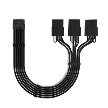 Удлинительный кабель PCIE 5.0 3090Ti 12VHPWR От 12 + 4/16-контактных до 3x8-контактных Разъемов PCIE