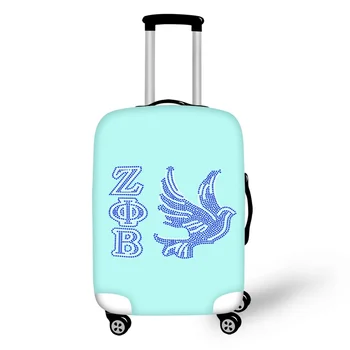 Чехлы для чемоданов FORUDESIGNS с принтом Голубя, прочный дизайн Zeta Phi Beta, защитный чехол для чемодана, Эластичные аксессуары для путешествий