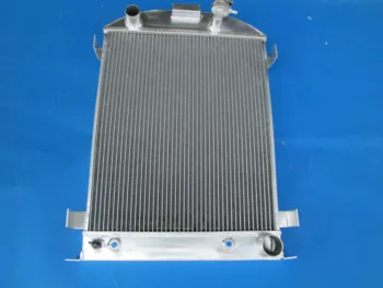 3-Рядный алюминиевый радиатор для FORD HI-BOY Grill Shells CHEVY ENGINE 1932