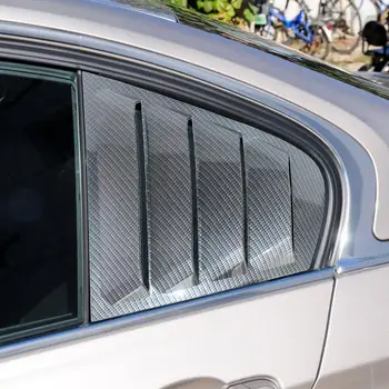 Замена Отделки Заднего Бокового Вентиляционного Окна Car Styling Window Scoop И Жалюзи Carbon Grain для BMW 3 Серии F30 F35 12-17