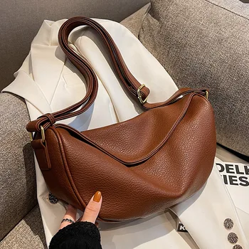 Винтажная сумка через плечо, мягкая маленькая роскошная дизайнерская сумка, сумки для женщин, дорожная женская сумка, тренд 2023 года, сумки-мессенджеры