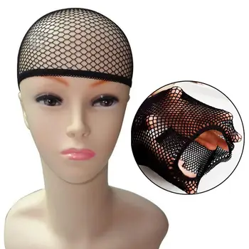 Эластичный парик-снуд с подкладкой, Кепка, сетчатая шапочка для волос, аксессуар для шиньона