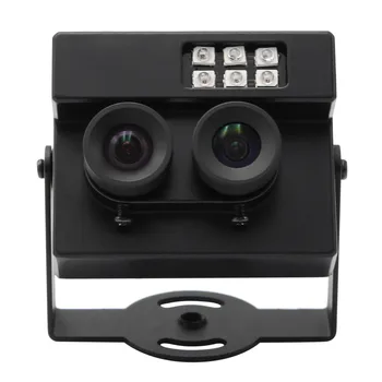 ELP 2-мегапиксельная инфракрасная WDR двухобъективная usb-камера для распознавания лиц AR0230 Датчик обнаружения биопсии с ИК-светодиодной платой