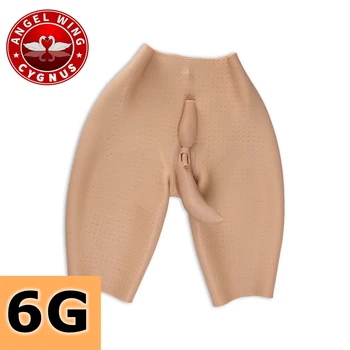 6G Upgrade Искусственные Сексуальные Поддельные шорты, Поднимающие бедра, силиконовые Реалистичные трусики-вагина, трусики-киска трансвестита, трансвестита, Трансгендера