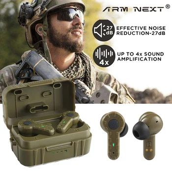 ARM NEXT-Наушники для тактической стрельбы, затычки для ушей, электронные затычки для ушей с шумоподавлением промышленного оборудования, средства защиты органов слуха