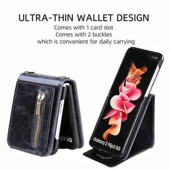 Складная молния для Huawei P50 Pocket S Case, чехол-книжка, защитный чехол для бумажника с картой