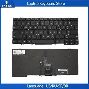 100% Новая Английская Клавиатура для ноутбука Dell Latitude 3300 5200 5300 7200 7300 3301