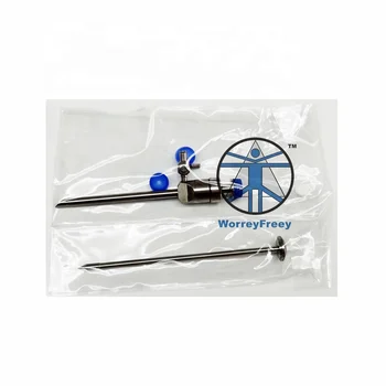Лапароскопический инструмент троакары 5,5 мм с магнитным клапаном лапароскопические троакары троакар 5 мм