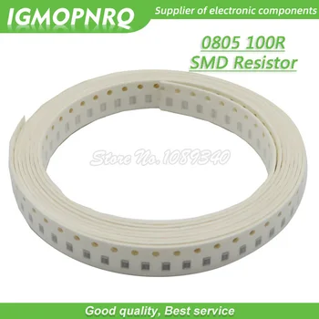 300шт 0805 SMD резистор 100 Ом чип-резистор 1/8 Вт 100R Ом 0805-100R