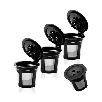 4 упаковки многоразовых капсул K Cup для кофеварки Ninja Dual Brew, многоразовые кофейные принадлежности K Pod Permanent K Cups