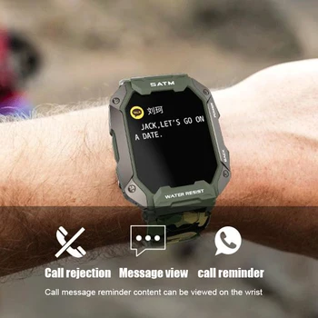 2022 Мужские Умные Часы 5ATM IP68 Водонепроницаемый Монитор Здоровья Для Плавания 24 Спортивных Режима Часы Smartwatch для IOS Android
