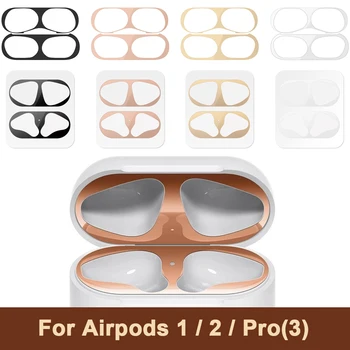 Пылезащитная Наклейка с защитой от царапин Для AirPods 1/2 / Pro Наклейка С защитой От пыли Защитная пленка Для Apple Airpods 1/2 Pro Film
