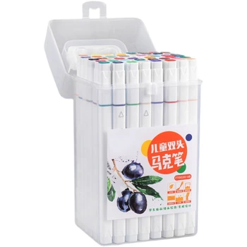 12-168 цветных маркеров, кисти, набор ручек для рисования, маркер для манги, школьные принадлежности для творчества, корейские канцелярские принадлежности для художников