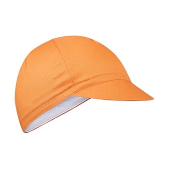 оранжевая мужская велосипедная кепка из лайкры для мужчин и женщин, дышащие велосипедные кепки Qucik для сухого бега, рыбалки