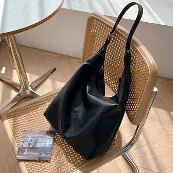 KUROYABU, Корейская Модная Повседневная Мягкая сумка Премиум-класса, Женская Маленькая сумка через плечо, Универсальная Сумка Большой емкости для подмышек