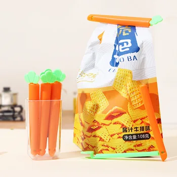 Зажим для герметика Морковные пакеты для еды Зажим для сохранения свежести Пакеты для пищевых продуктов Пакеты для закусок Сумка для хранения Зажим для герметизации Инструменты для кухонных принадлежностей
