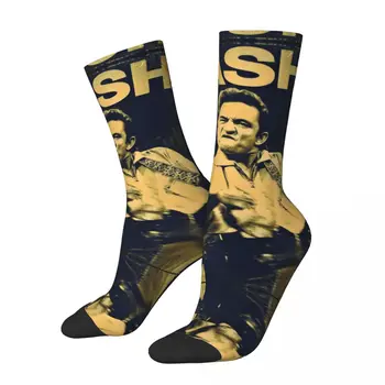 Чулок Johnny Cash R190 Дарит Midle Finger Johnny лучшие эластичные носки с юмористической графикой высшего качества
