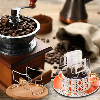 Держатель кофейного фильтра Подставка для кофейных капель Подвесной ушной кофейник для пикника на открытом воздухе