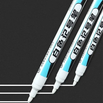 Масляный белый маркер, ручки для граффити, Водостойкий перманентный гелевый карандаш, блокнот для рисования шин, протектор шины, Экологическая ручка