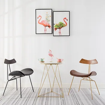 Обеденные черные дизайнерские стулья для гостиной, скандинавская столовая, Современное дизайнерское кресло для отдыха, офисная мебель для гостиной Silla Minimalista