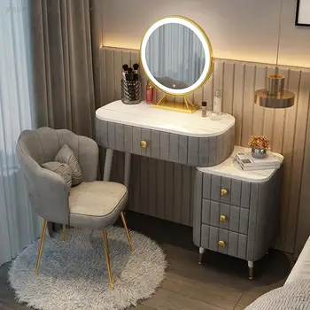 Выдвижной ящик, роскошные комоды, зеркало для спальни, женский туалетный столик в скандинавском стиле, стол для косметики, кухонные принадлежности для дома