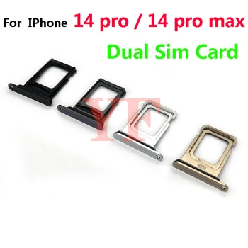 10шт Лоток для SIM-карт для iPhone 14 pro / 14 Pro Max Лоток для SIM-карт Слот Держатель Гнездо адаптера Запчасти для ремонта