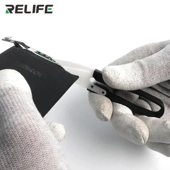 Relife RL-102 Изолированные Керамические U-образные ножницы Для Ремонта Специальных Аккумуляторов С Антистатической Изоляцией Безопасные Ножницы Ручной Инструмент