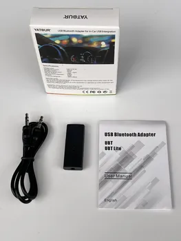 Yatour Автомобильный Bluetooth 5.2 UBT Mini USB Передатчик Приемник Аудио для Громкой связи 3,5 мм AUX Adaptador Музыкальный Плеер