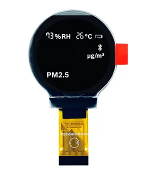 IPS 1,18-дюймовый 24-контактный Белый /Желтый /Синий Круглый OLED-экран SSD1327 Drive IC 128 * 128 SPI / I2C /Параллельный интерфейс