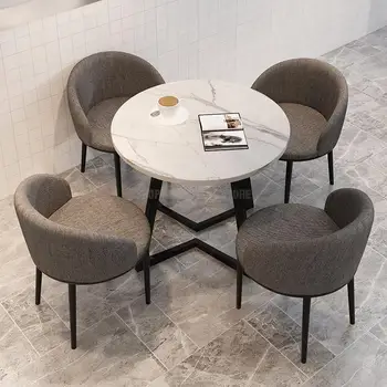 Офисный Коммерческий стол для переговоров Магазин чая с молоком Стол для переговоров Комната для сдачи в аренду Небольшая квартира Обеденный стол
