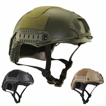 Высококачественный защитный пейнтбольный шлем для военных игр Army Airsoft MH Тактический БЫСТРЫЙ шлем с защитными очками CS Легкий