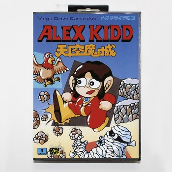 Новое поступление игровой карты Alex Kidd 16bit MD для Sega Mega Drive/ Genesis с розничной коробкой