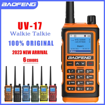 2023 BAOFENG UV-17 Walkie Talkie 5 Вт Двухдиапазонный Портативный Двухсторонний Радиоприемник Любительской Охоты Ручной Беспроводной Приемник Новый 6 Цветов