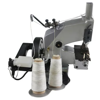 Портативная двухниточная промышленная машина для шитья мешков с доводчиком для шитья тканых мешков