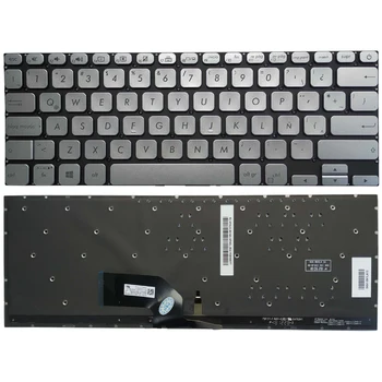 НОВАЯ клавиатура для ноутбука Latin LA Asus S13 S330 S330FA adol13 adol13u adol13f X330UA серебристого цвета с подсветкой