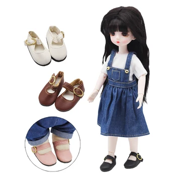 Аксессуары для одежды для кукол BJD 1/6 Кожаные туфли для кукольной принцессы BJD