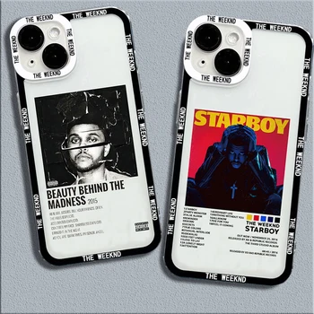 Минималистичный плакат The Weeknd Прозрачный Чехол Для телефона Samsung Galaxy A14 A34 A54 A13 A23 A33 A53 A73 A32 A52 A72 A71 A51 Мягкий Чехол
