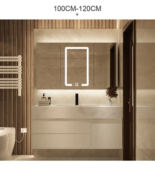 Роскошный шиферный встроенный умывальник, комбинированный набор шкафов для ванной комнаты, умывальник, раковина для ванной комнаты