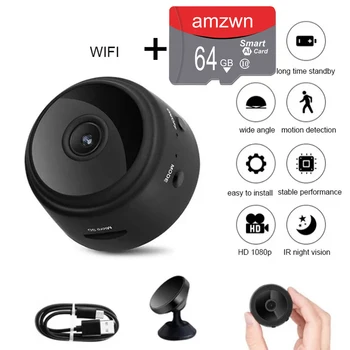 Новая мини-камера A9 Умный дом Wi-Fi Камера внутреннего и наружного наблюдения 1080p HD Ночное видеонаблюдение Беспроводная мини-камера