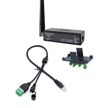 Преобразователь серверного модуля устройства с последовательным портом RS485 в Wifi Elfin-EW11A-0 Передача данных по протоколу Modbus через WiFi